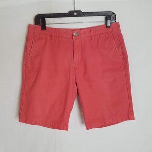 Bonobos Red 9" Inseam Cotton Chino Shorts Mens‎ Size 30